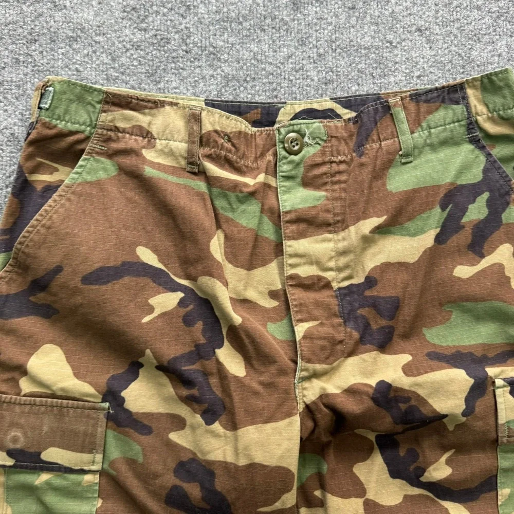 US Army Combat Trousers Men's Medium Regular Woodland Camo Cargo BDU Pants